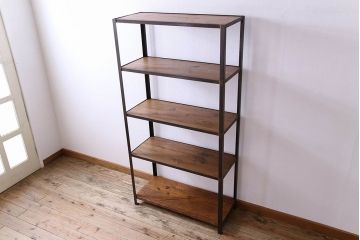 シンプルなラフジュ工房オリジナルアイアンラック【小】(1)