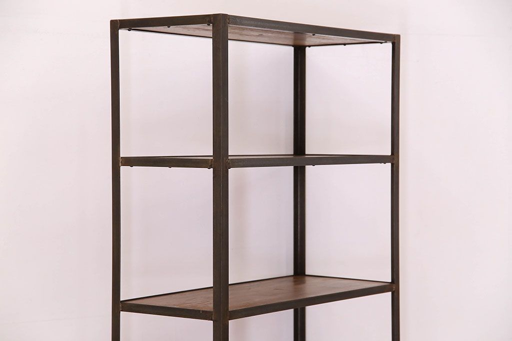 シンプルなラフジュ工房オリジナルアイアンラック【小】(1)