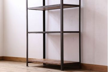 シンプルなラフジュ工房オリジナルアイアンラック【小】(1)