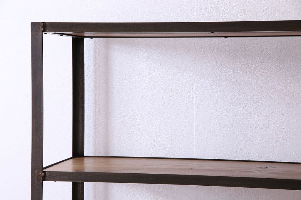 シンプルなラフジュ工房オリジナルアイアンラック【小】(1)