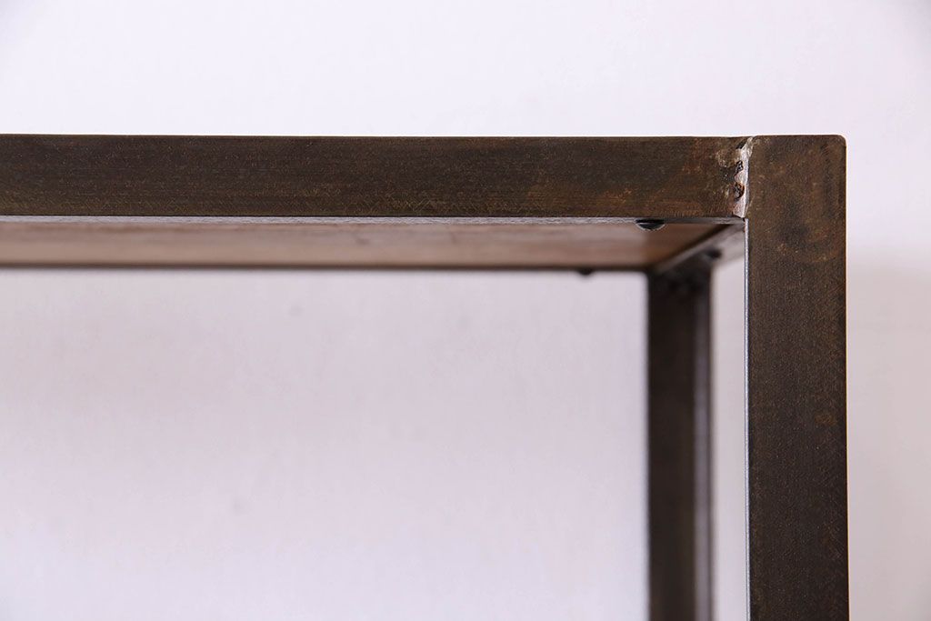 シンプルなラフジュ工房オリジナルアイアンラック【小】(1)