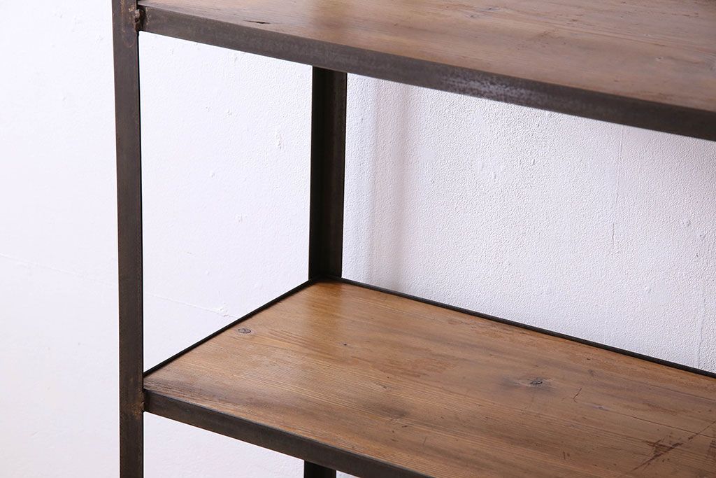 シンプルなラフジュ工房オリジナルアイアンラック【小】(1)