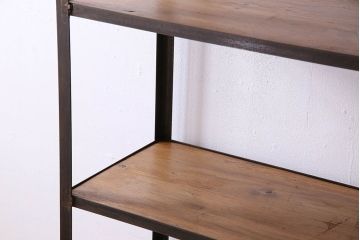 シンプルなラフジュ工房オリジナルアイアンラック【小】(1)