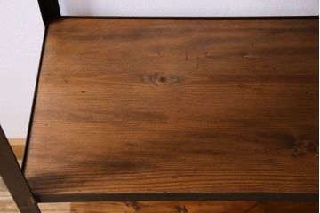 シンプルなラフジュ工房オリジナルアイアンラック【小】(1)