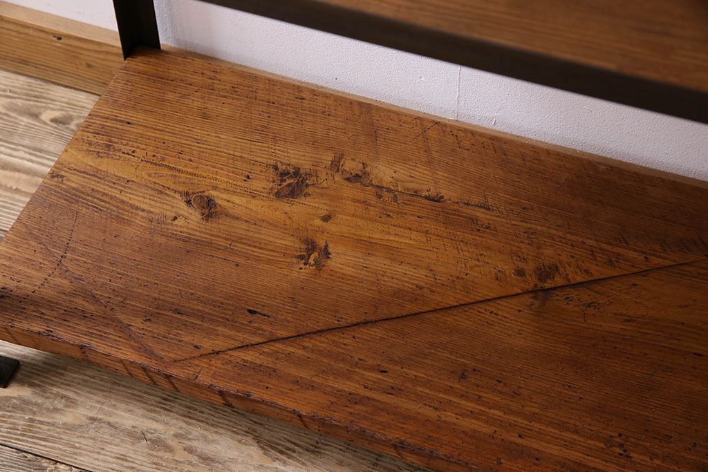 シンプルなラフジュ工房オリジナルアイアンラック【小】(1)