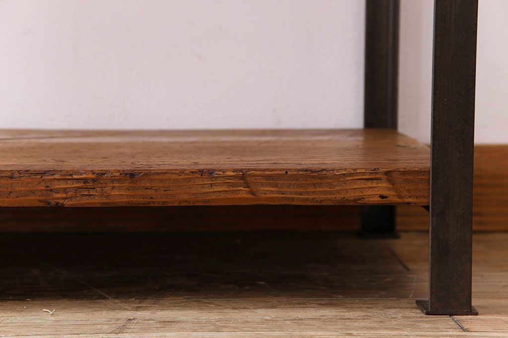 シンプルなラフジュ工房オリジナルアイアンラック【小】(1)