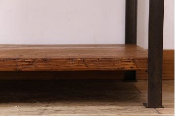 シンプルなラフジュ工房オリジナルアイアンラック【小】(1)