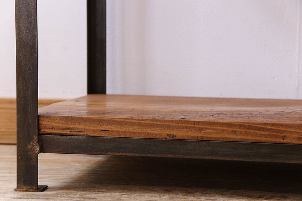 シンプルなラフジュ工房オリジナルアイアンラック【小】(1)