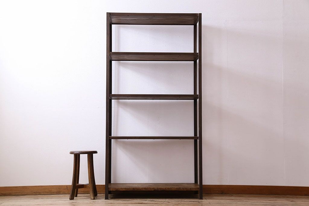 シンプルなラフジュ工房オリジナルアイアンラック【小】(2)