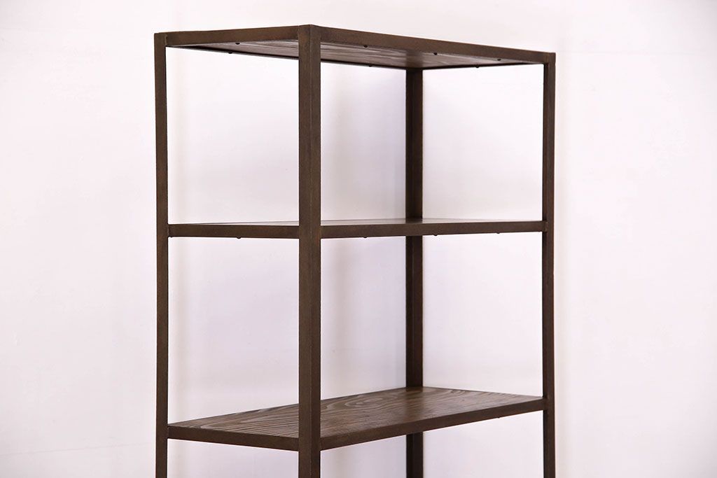 シンプルなラフジュ工房オリジナルアイアンラック【小】(2)