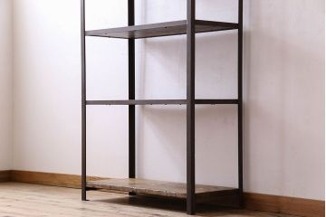 シンプルなラフジュ工房オリジナルアイアンラック【小】(2)