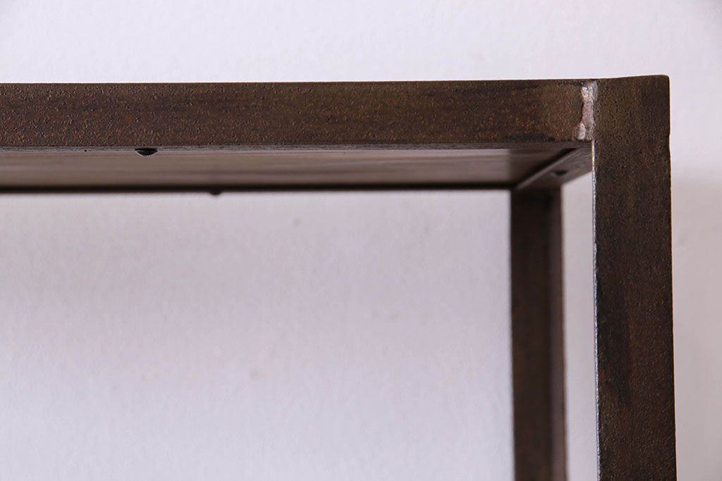 シンプルなラフジュ工房オリジナルアイアンラック【小】(2)