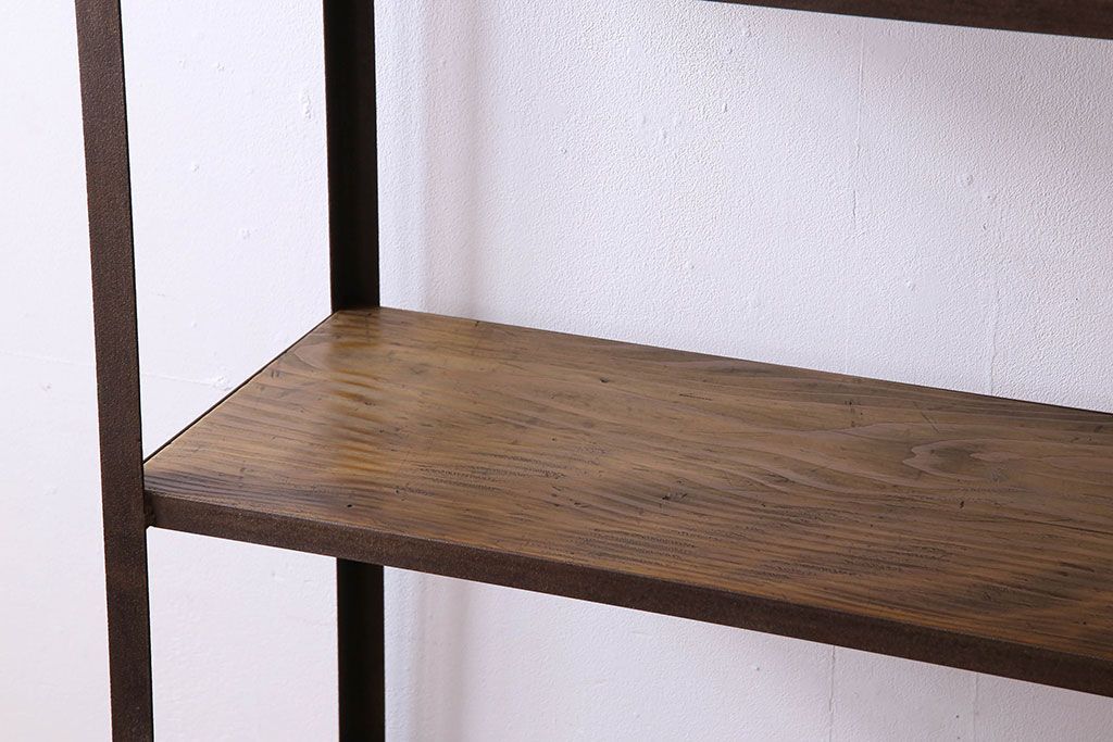 シンプルなラフジュ工房オリジナルアイアンラック【小】(2)