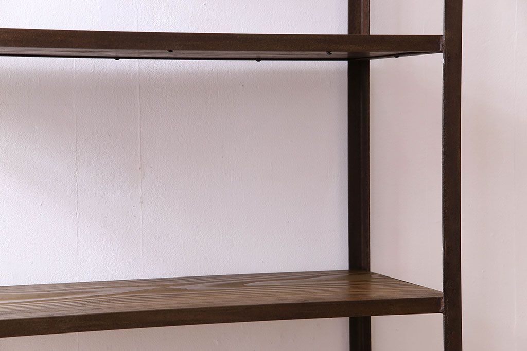 シンプルなラフジュ工房オリジナルアイアンラック【小】(2)