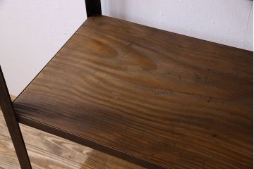 シンプルなラフジュ工房オリジナルアイアンラック【小】(2)