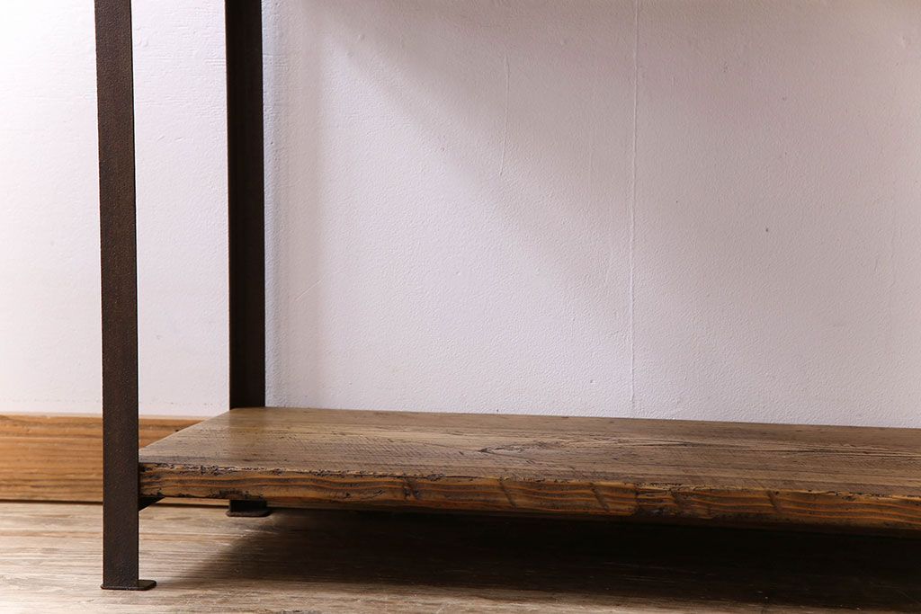 シンプルなラフジュ工房オリジナルアイアンラック【小】(2)