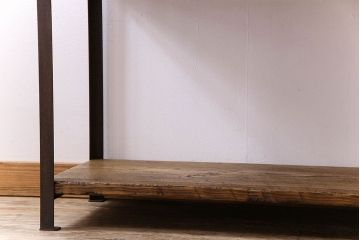 シンプルなラフジュ工房オリジナルアイアンラック【小】(2)