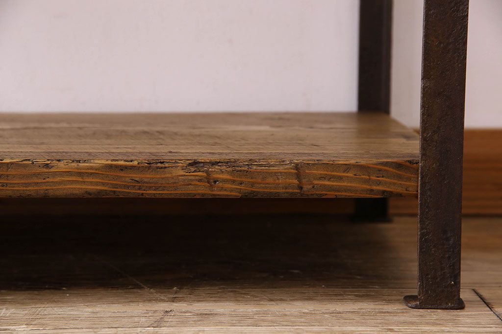 シンプルなラフジュ工房オリジナルアイアンラック【小】(2)