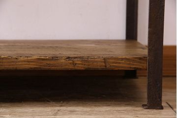 シンプルなラフジュ工房オリジナルアイアンラック【小】(2)