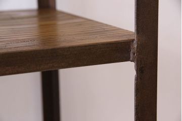 シンプルなラフジュ工房オリジナルアイアンラック【小】(2)