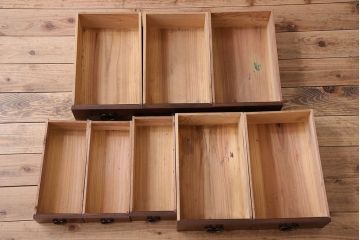 アンティーク家具　古民具・骨董　六尺　脚付き!水屋箪笥サイドボード(3)