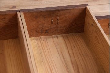 アンティーク家具　古民具・骨董　六尺　脚付き!水屋箪笥サイドボード(3)