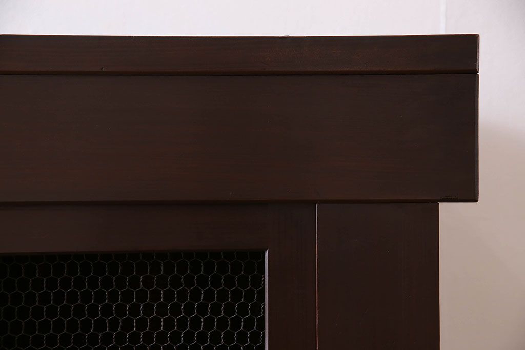 アンティーク家具　古民具・骨董　六尺　脚付き!水屋箪笥サイドボード(3)