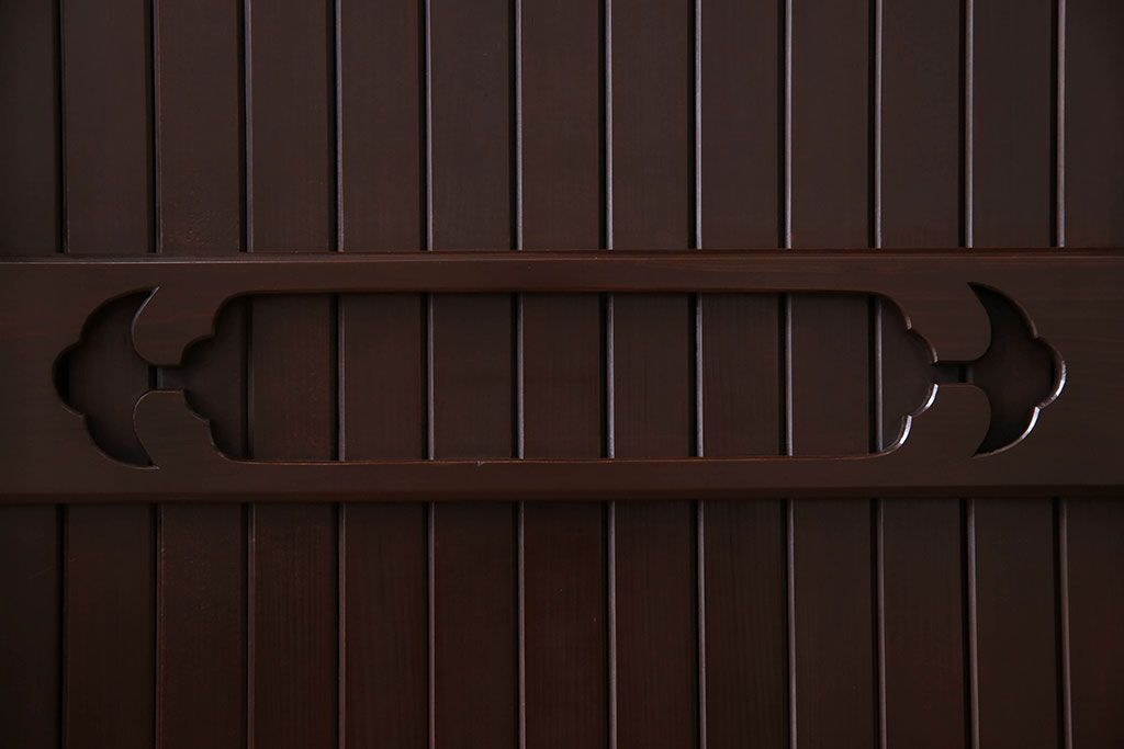 アンティーク家具　古民具・骨董　六尺　脚付き!水屋箪笥サイドボード(3)