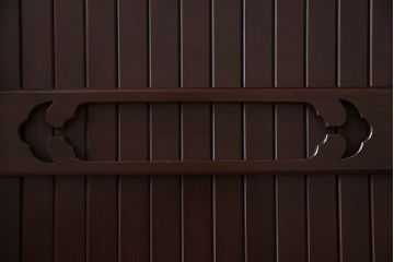 アンティーク家具　古民具・骨董　六尺　脚付き!水屋箪笥サイドボード(3)