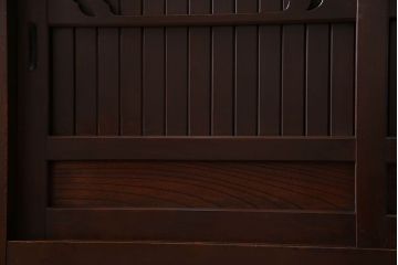 アンティーク家具　古民具・骨董　六尺　脚付き!水屋箪笥サイドボード(3)