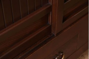 アンティーク家具　古民具・骨董　六尺　脚付き!水屋箪笥サイドボード(3)