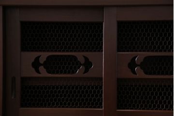 アンティーク家具　古民具・骨董　六尺　脚付き!水屋箪笥サイドボード(3)