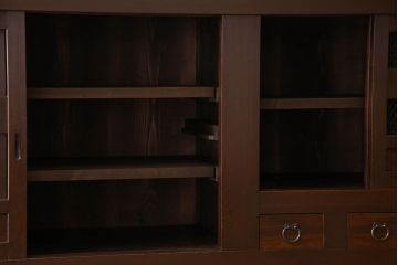 アンティーク家具　古民具・骨董　六尺　脚付き!水屋箪笥サイドボード(3)