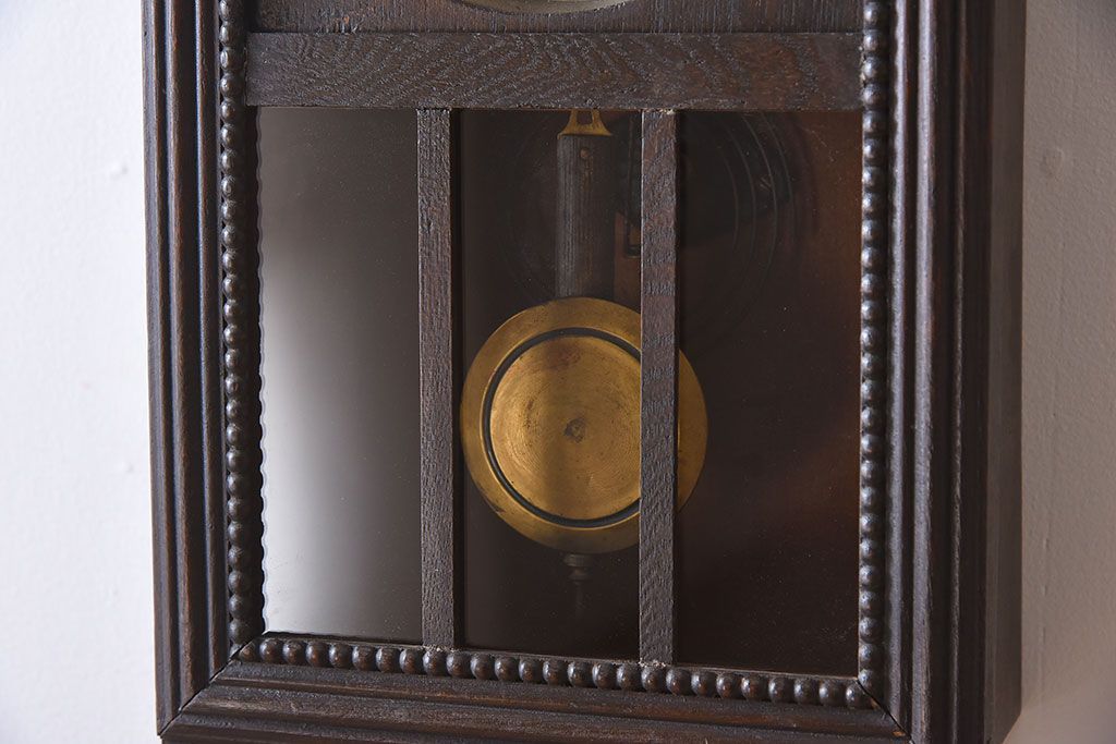 アンティーク雑貨　吉田時計　Yマーク　愛知県時計製造同業組合シール　古時計(振り子時計)