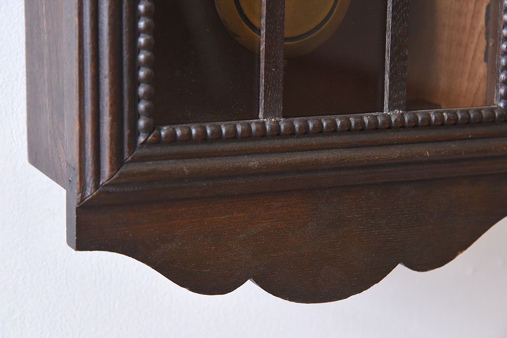 アンティーク雑貨　吉田時計　Yマーク　愛知県時計製造同業組合シール　古時計(振り子時計)