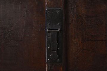 アンティーク家具　明治大正期　古民具・骨董　前面檜材　かくし付き!関西帳場箪笥(2)