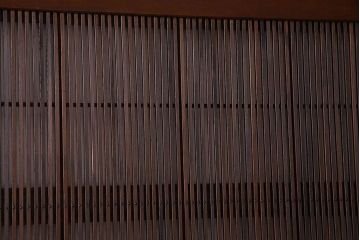 古民具・骨董　極上品　裏障子付き!上質なアンティーク万本格子戸4枚セット