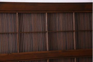 古民具・骨董　極上品　裏障子付き!上質なアンティーク万本格子戸4枚セット