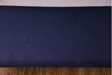 レトロ家具　ビンテージ　1970年　レトロなアイアンレッグベンチソファ(1)