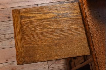 アンティーク家具　英国アンティーク!上質なロールトップデスク(ライティングビューロー、机、在宅ワーク、在宅用)