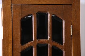 アンティーク家具　オーク材　英国アンティーク　縦型キャビネット(1)