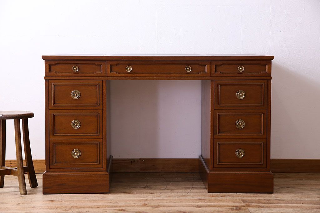 ドレクセルヘリテイジJAPAN　Triune(トライユン)　デスク(机、在宅ワーク、在宅用)(定価約75万円)