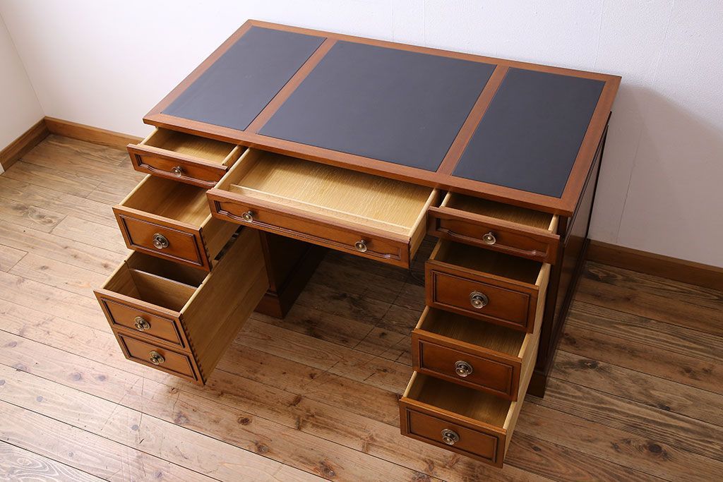 ドレクセルヘリテイジJAPAN　Triune(トライユン)　デスク(机、在宅ワーク、在宅用)(定価約75万円)