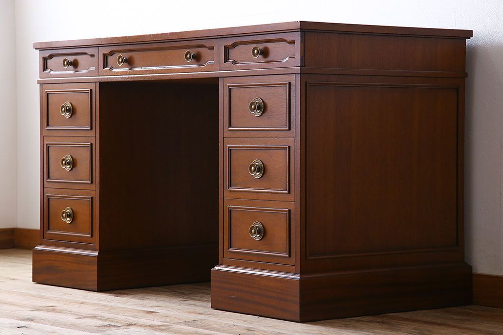 ドレクセルヘリテイジJAPAN　Triune(トライユン)　デスク(机、在宅ワーク、在宅用)(定価約75万円)