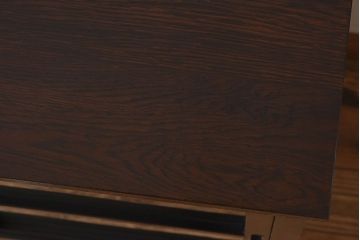 アンティーク家具　アンティーク　ゆらゆらガラス戸のおしゃれなローボード