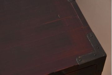 アンティーク家具　和モダン　大正期　一本物　アンティーク松本箪笥(衣装箪笥)