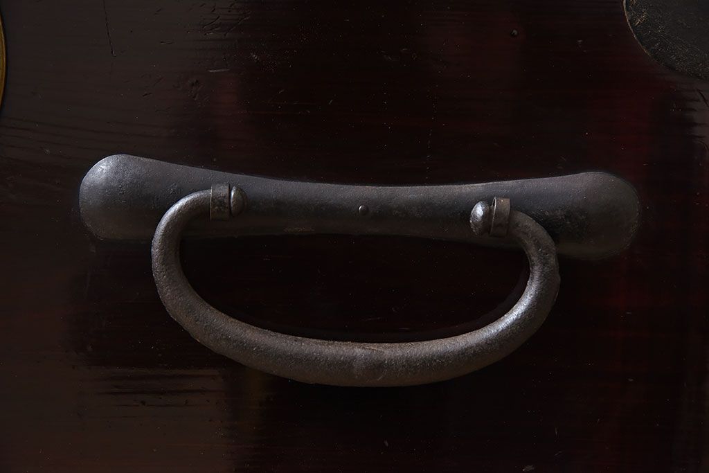 アンティーク家具　和モダン　大正期　一本物　アンティーク松本箪笥(衣装箪笥)