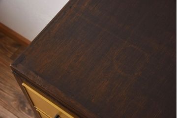 レトロ家具　昭和レトロなペイントチェスト　和製アンティーク