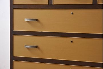 レトロ家具　昭和レトロなペイントチェスト　和製アンティーク