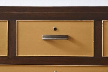レトロ家具　昭和レトロなペイントチェスト　和製アンティーク